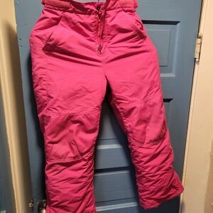 L.L. Bean Sz 10 Kids Youth Pink Ski Snow Pants